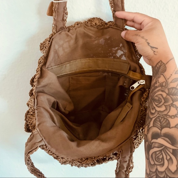 Brown handbag - Picture 3 of 4